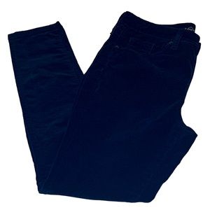 UNIVERSAL THREAD Navy Matt Velvet Skinny Leg Jeans Size 8